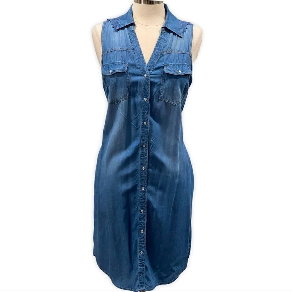 INC International Concepts Chambray Shirtdress